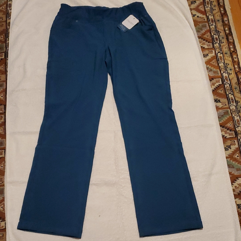 Cherokee Teal Scrub Pant